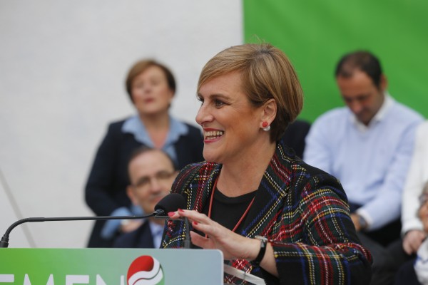 Getxoko hautagaitzaren aurkezpena. Imanol Landa, Amaia Agirre, Itxaso Atutxa 