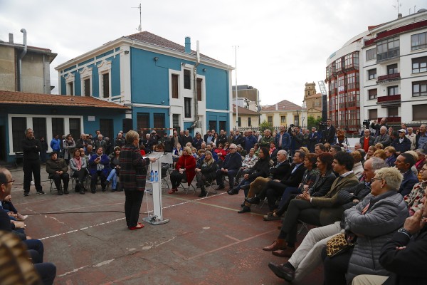 Getxoko hautagaitzaren aurkezpena. Imanol Landa, Amaia Agirre, Itxaso Atutxa 