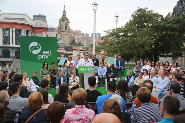  EAJ-PNVk Kongresu eta Senaturako Bizkaitik proposatuko dituen hautagaitzak aurkezteko ekitaldia.