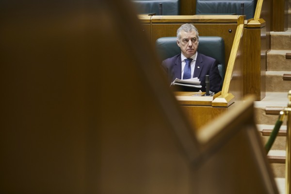 Comparecencia del Lehendakari Urkullu para informar de la gestión del Gobierno Vasco en la pandemia del Covid-19