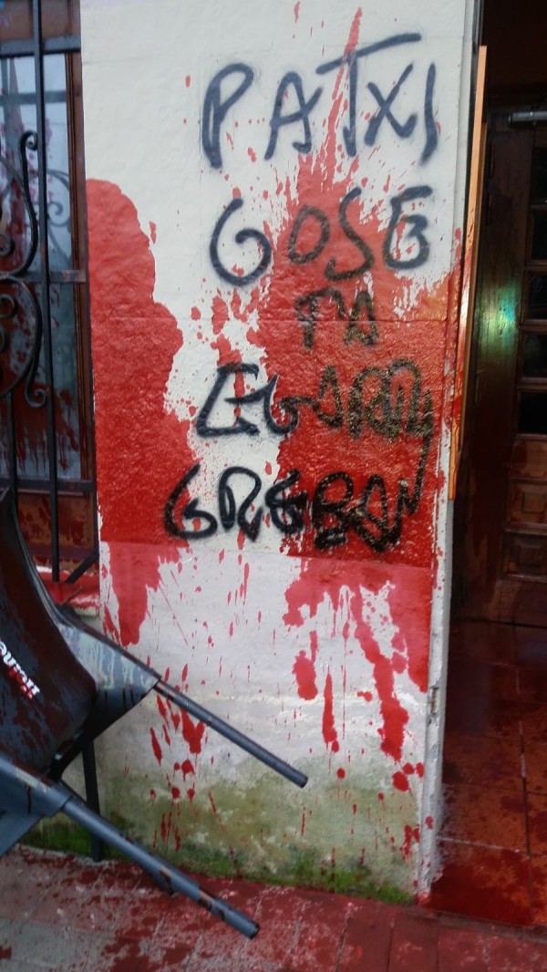 Pintadas en Batzokis Bizkaia 20200515