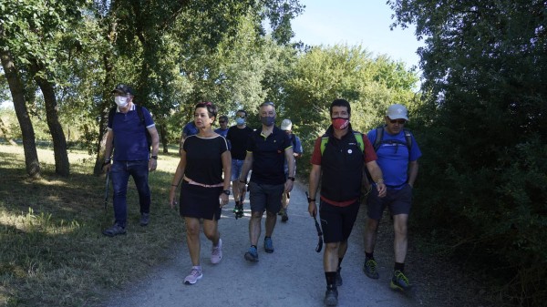 Subida a Zaldiaran, Ernio y Serantes Iñigo Urkullu, Bakartxo Tejeria, Leixuri Arrizabalaga