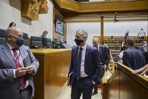 Pleno designación del lehendakari del Gobierno Vasco - 2020