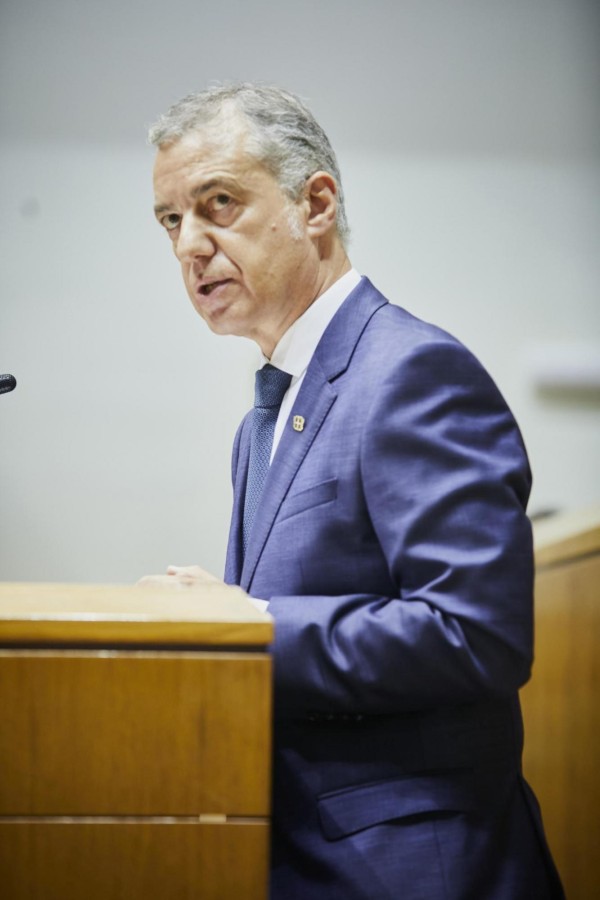 Pleno designación del lehendakari del Gobierno Vasco - 2020