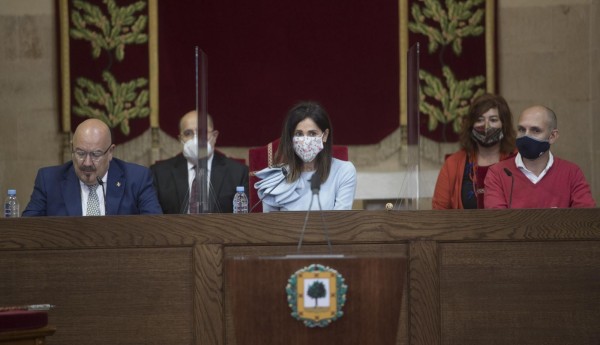 Iñigo Urkullu lehendakariak Gernikako zuhaitzaren azpian egin du karguaren zina - 2020