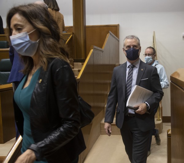 Pleno Ordinario en el Parlamento Vasco (17-02-2022)