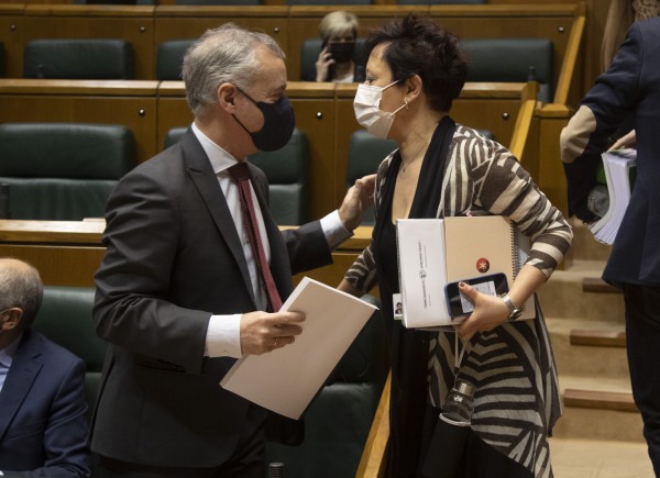 Pleno Ordinario en el Parlamento Vasco (17-3-2022)