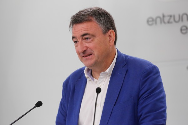 Aitor Esteban eta Joseba Agirretxea - Prentsaurrekoa. Ikus-entzunezko Legea