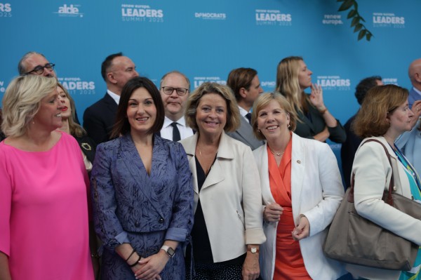 Oihane Agirregoitia en la Cumbre de Líderes de Renew Europe en Bruselas