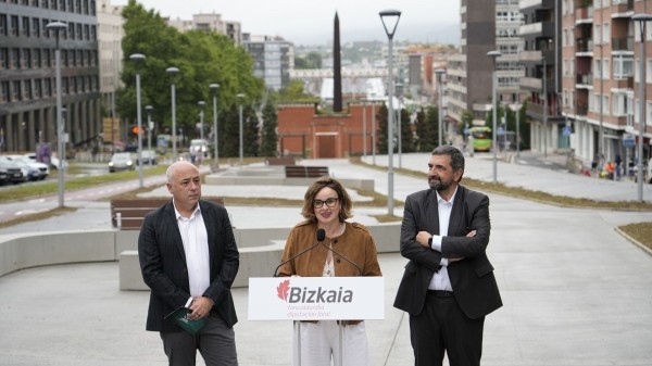 Visita al nuevo bulevar de Leioa