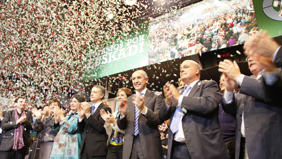 Acto de cierre de campaña en 