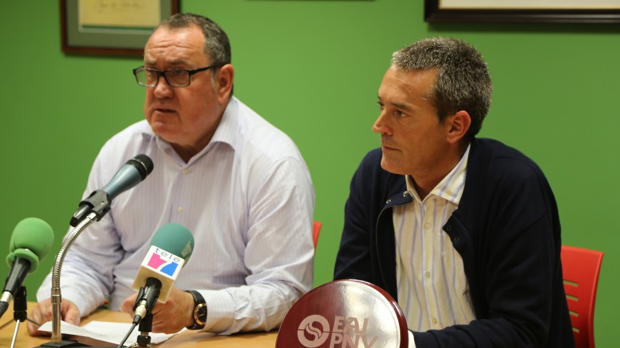 Xabier Cuellar,Trapagarango  alkatetzarako hautagaien aurkezpena
