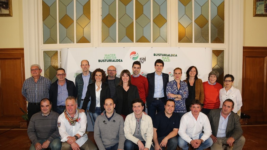 Presentación candidatos de Busturialdea