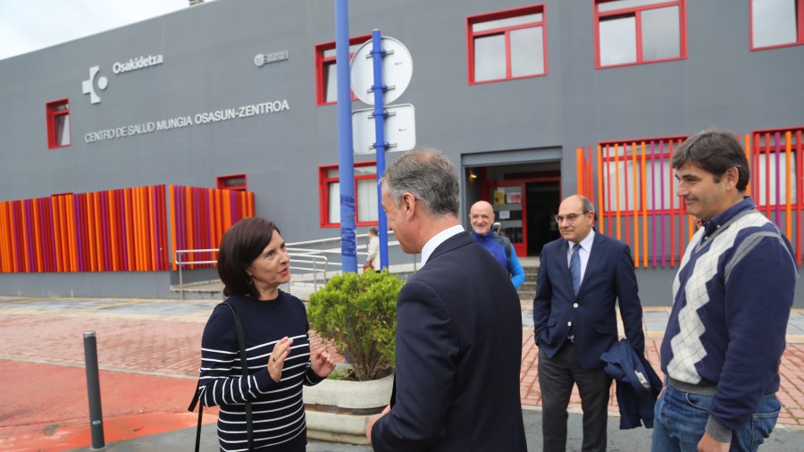 Iñigo Urkullu. Salud. Mungia