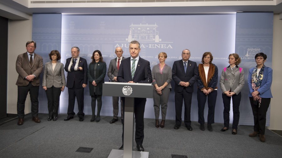 El Lehendakari Urkullu convoca Elecciones al Parlamento Vasco el 5 de abril