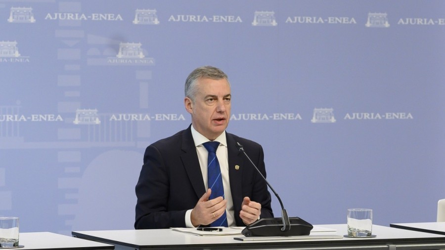 El Lehendakari Urkullu ante el decreto de cese de toda actividad 