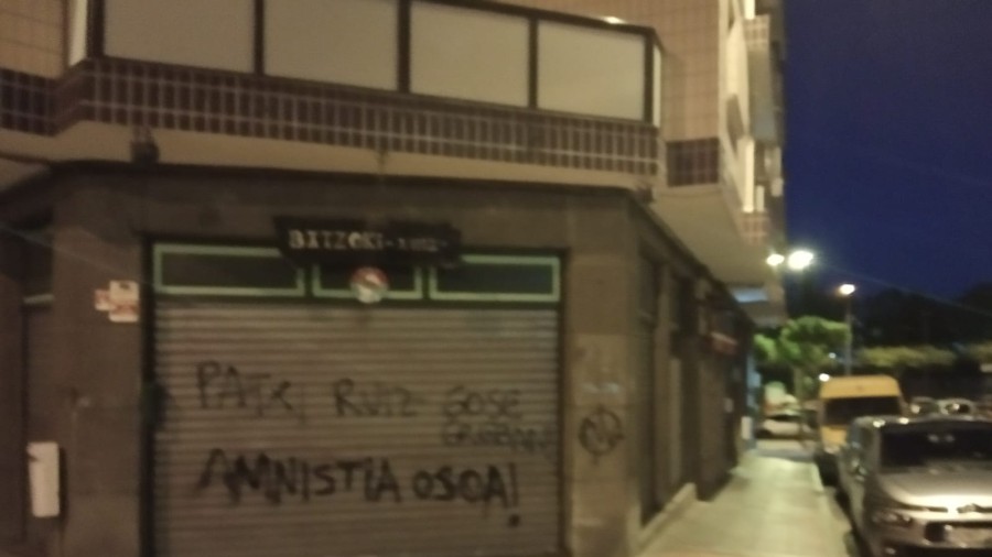 El BBB denuncia y condena rotundamente el intolerable ataque contra el batzoki de Ariz 