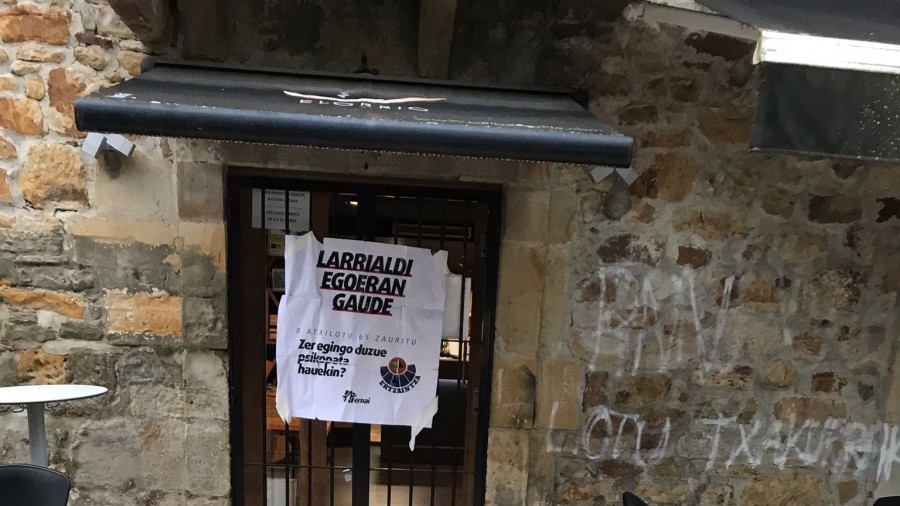 El BBB condena los ataques sufridos la pasada noche contra los batzokis de Elorrio y Ondarroa