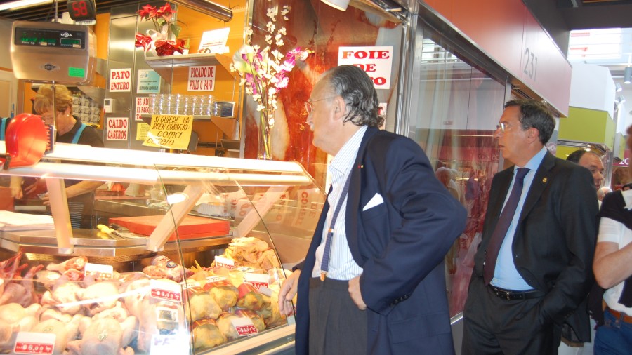 Jose Luis Bilbao en el Mercado de La Ribera