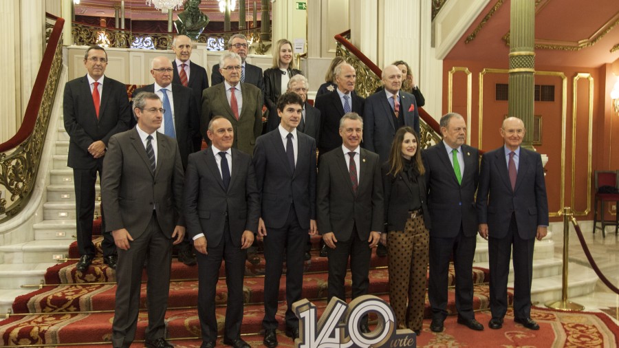 Euskadiko erakunde guztiek Kontzertu Ekonomikoaren alde duten konpromisoa berretsi du Iñigo Urkullu Lehendakariak, Kontzertuaren 140. urteurrenean