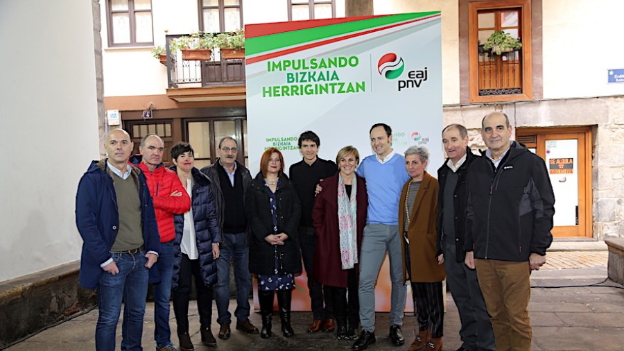 EAJ-PNVk Lea Artibai eskualdean 2019ko udal eta foru hauteskundeetarako aurkeztuko dituen hautagaitzen aurkezpena